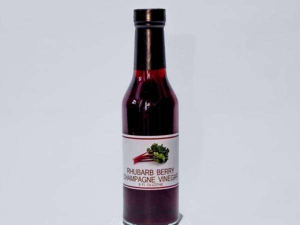 Rhubarb Berry Champagne Vinegar