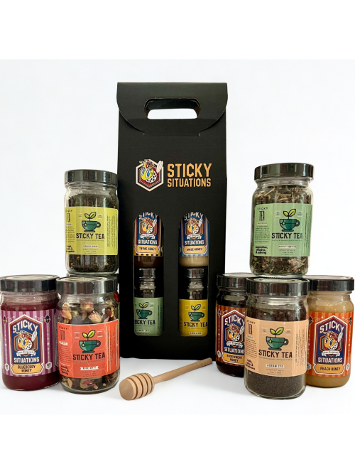 Customizable honey and tea box